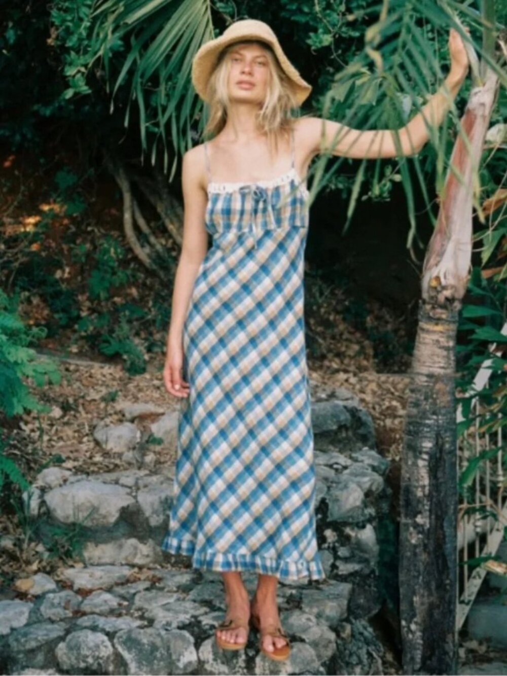 Christy Dawn Sam Dress in Blue Kala Size L